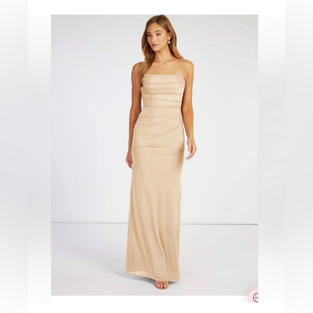 AZAZIE TEYANA Bridesmaid dress - Champagne